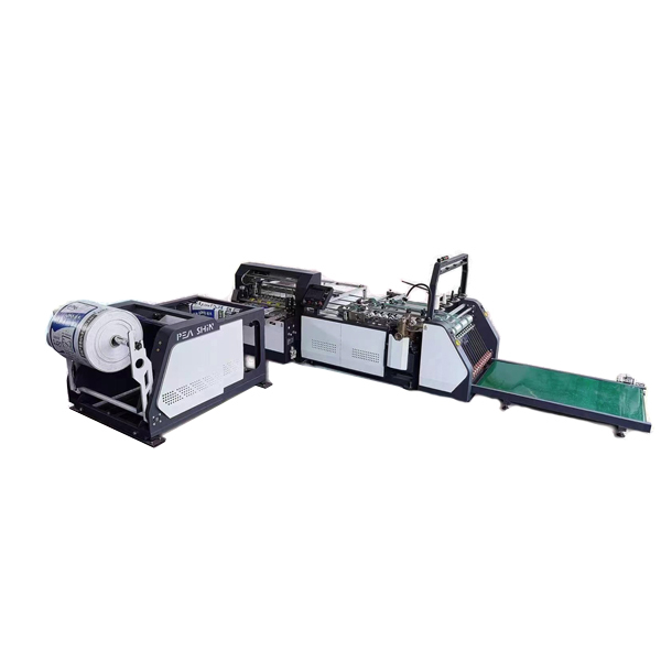 Máquina de coser y corte automática PS-QF800 para bolsas tejidas