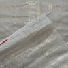 Saco tejido laminado blanco impreso de 25 kg apto para uso alimentario
