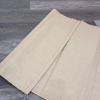 Bolsa tejida de PP de grano beige de 50 kg con colores personalizados.