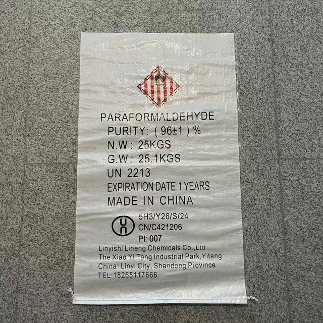 Saco tejido laminado blanco impreso de 25 kg apto para uso alimentario
